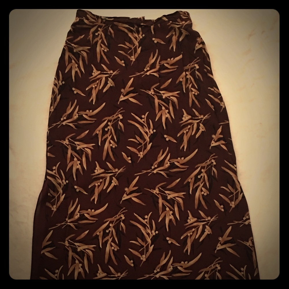 Print Maxi Skirt